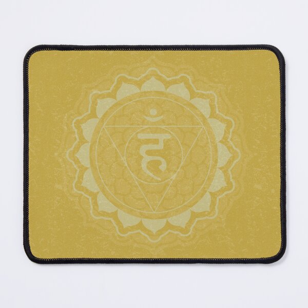 Item preview, Throat Chakra Mandala - Saffron + Gold designed and sold by Irene Estelle.