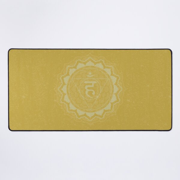Item preview, Throat Chakra Mandala - Saffron + Gold designed and sold by Irene Estelle.