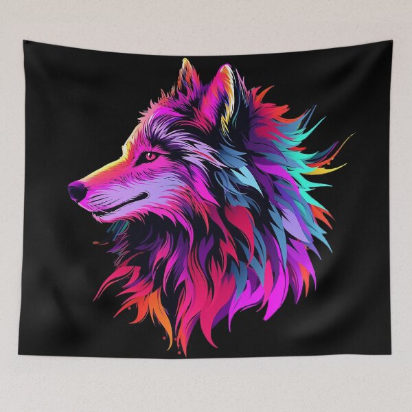 Item preview, wolf head wild animal designed and sold by skateras.