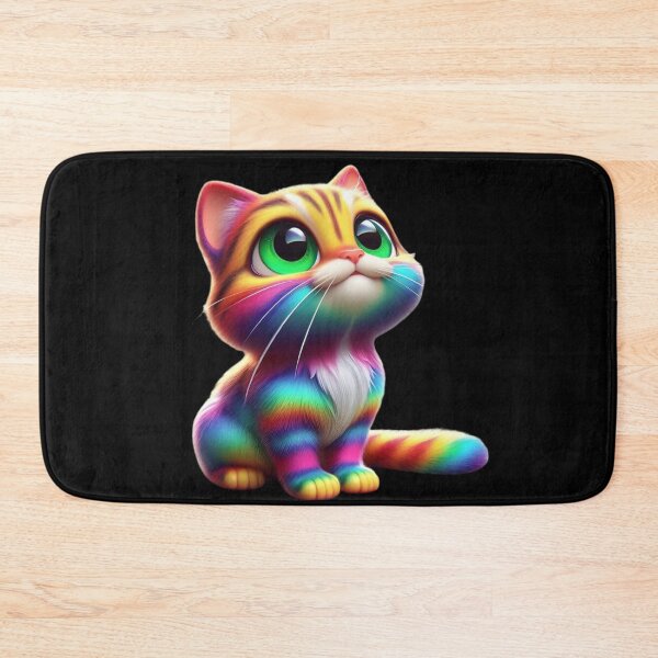 Item preview, Colorful Rainbow Cat Graphic T-Shirt designed and sold by ROYAL-STAR.
