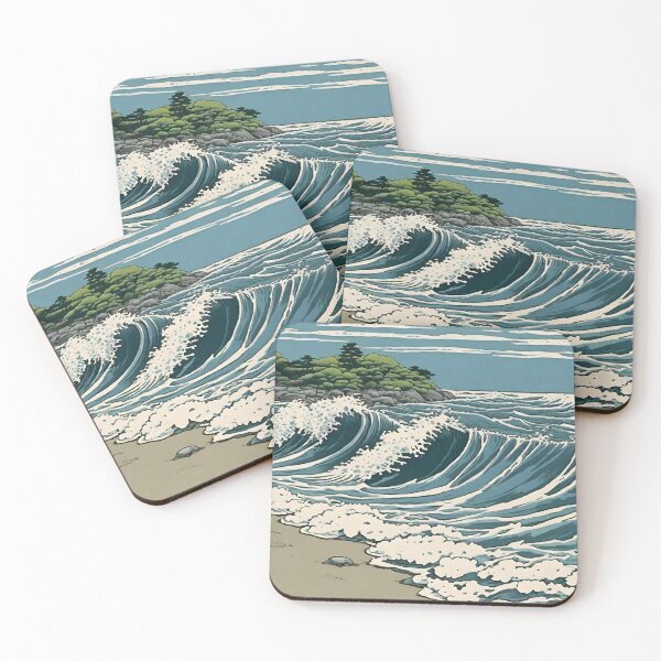 Item preview, Bathing in Yunki - A Contemporary Ukiyo-e Nature Landscape designed and sold by Kijiermono.