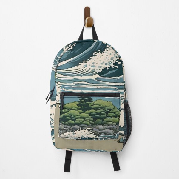 Item preview, Bathing in Yunki - A Contemporary Ukiyo-e Nature Landscape designed and sold by Kijiermono.