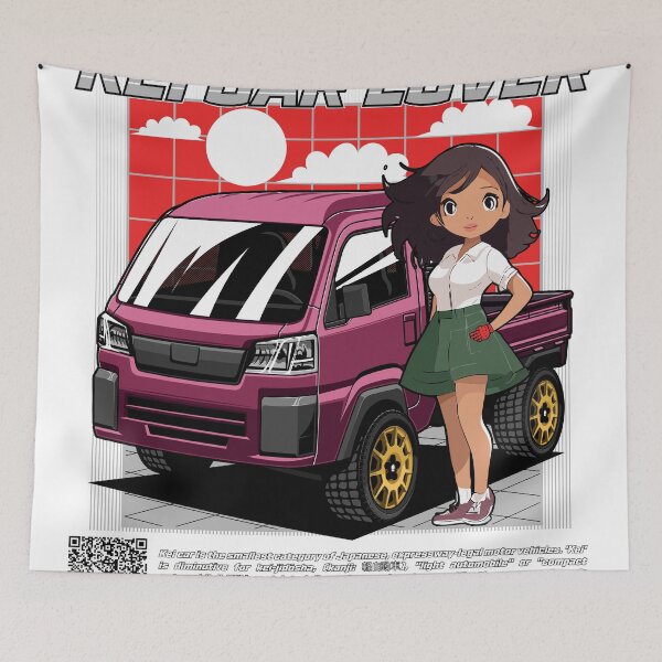Artikelvorschau, Anime-Mädchen mit Kei-Car-Truck entworfen und verkauft von dipoernomo.
