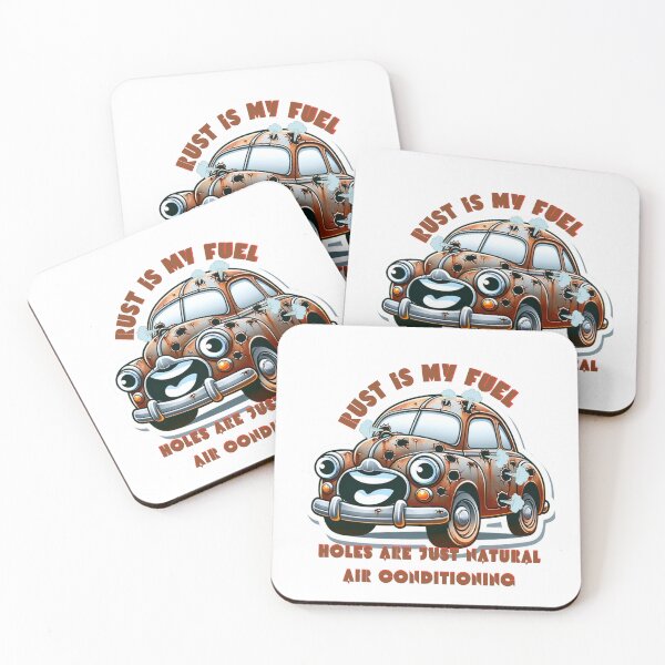 Item preview, Funny Rusty Car Quote Sticker designed and sold by MysteriousBazar.