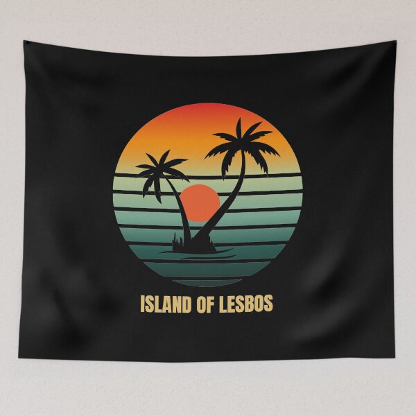 Item preview, Island of Lesbos - Retro Lesbian  designed and sold by LP.