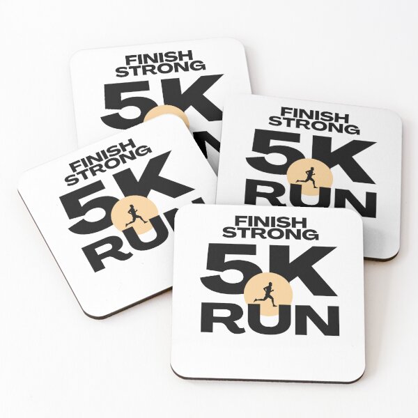 Item preview, Runner Finish Strong 5K Run Track Run designed and sold by PrintMystique.