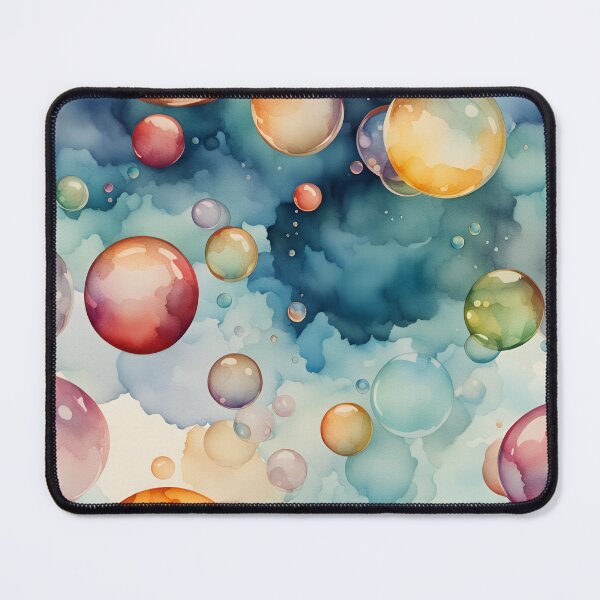 Item preview, Soap Bubbles Watercolor Art designed and sold by Manitarka.
