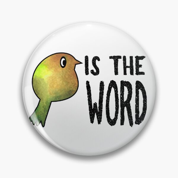 Item preview, The Bird is the Word designed and sold by Cobalt Blue Watercolors.