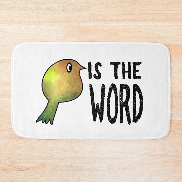 Item preview, The Bird is the Word designed and sold by Cobalt Blue Watercolors.