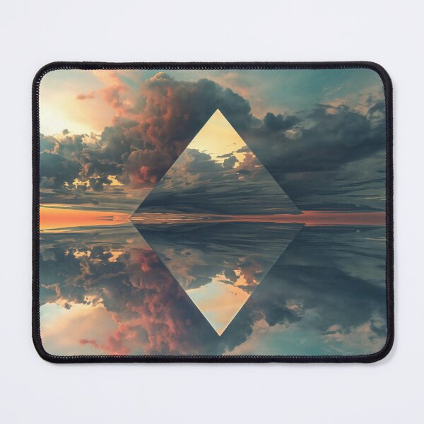 Item preview, Abstract Prism: Surreal Sunset Pyramid designed and sold by AM-Fine-Designs.