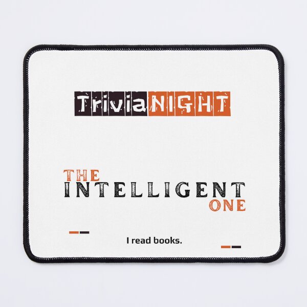 Item preview, The Intelligent one - Trivia Night Team Uniform  designed and sold by FrenchTouchOnly.