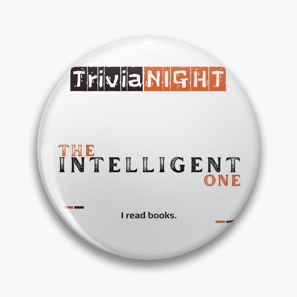 Item preview, The Intelligent one - Trivia Night Team Uniform  designed and sold by FrenchTouchOnly.