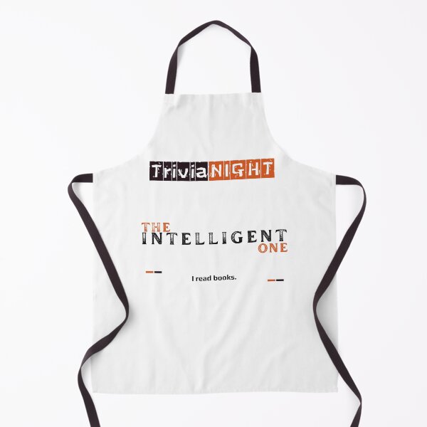 Item preview, The Intelligent one - Trivia Night Team Uniform designed and sold by FrenchTouchOnly.