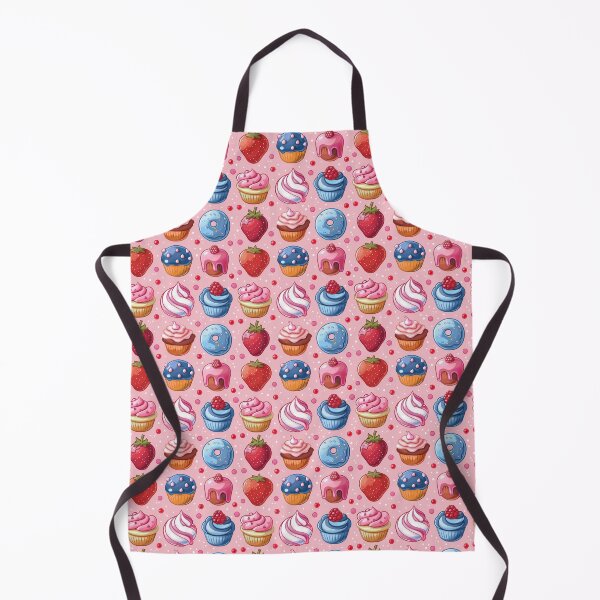 Item preview, Sweet Treats Delight: Cupcakes and Berries - red, blue and pink designed and sold by PICbyFemke.