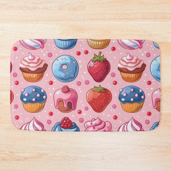 Item preview, Sweet Treats Delight: Cupcakes and Berries - red, blue and pink designed and sold by PICbyFemke.