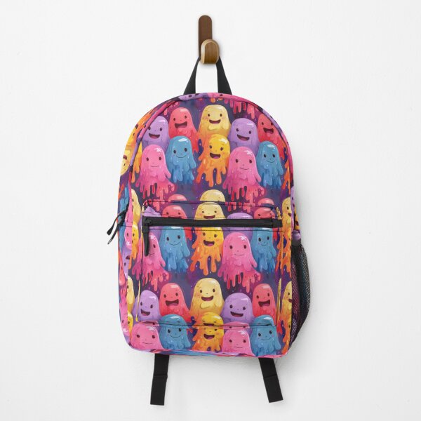 Item preview, Cheerful Colorful Creatures Dripping Paint - monsters designed and sold by PICbyFemke.