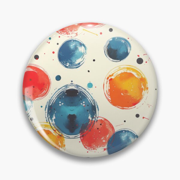 Item preview, Abstract Color Splatter and Circular Forms - colors designed and sold by PICbyFemke.