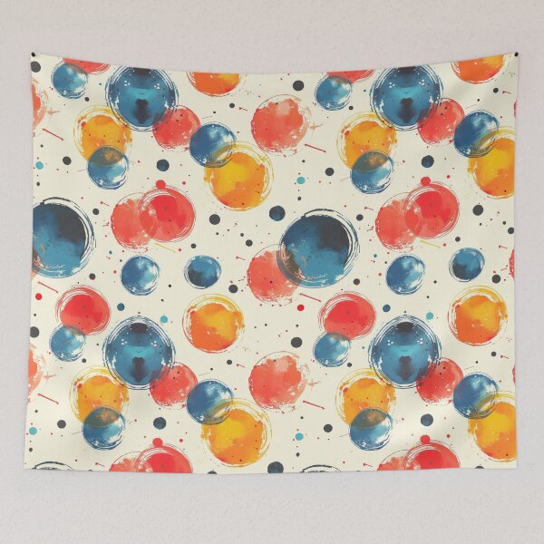 Item preview, Abstract Color Splatter and Circular Forms - colors designed and sold by PICbyFemke.