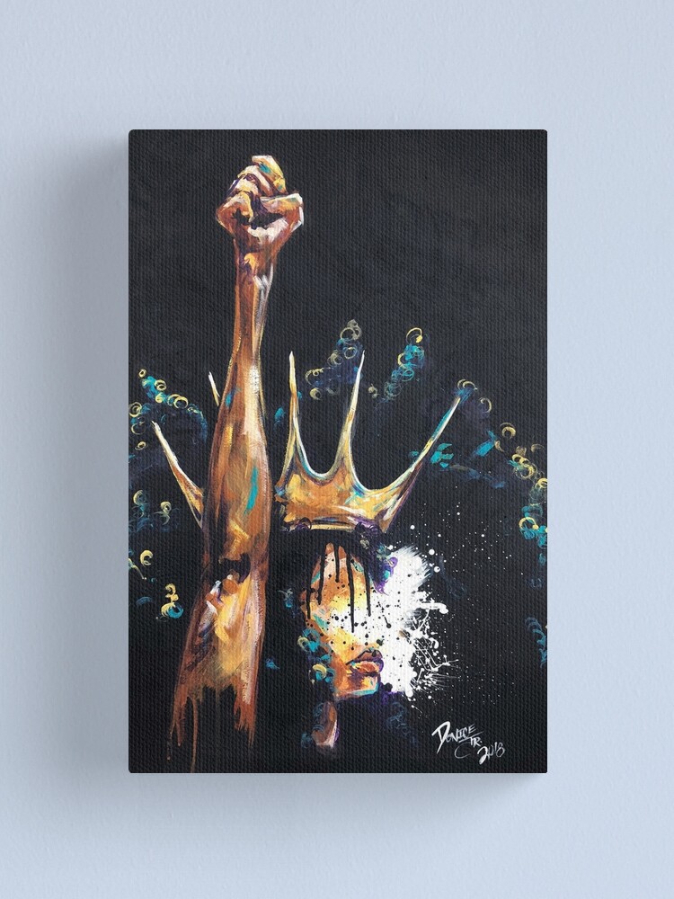 Alternate view of Naturally Queen Badu Canvas Print