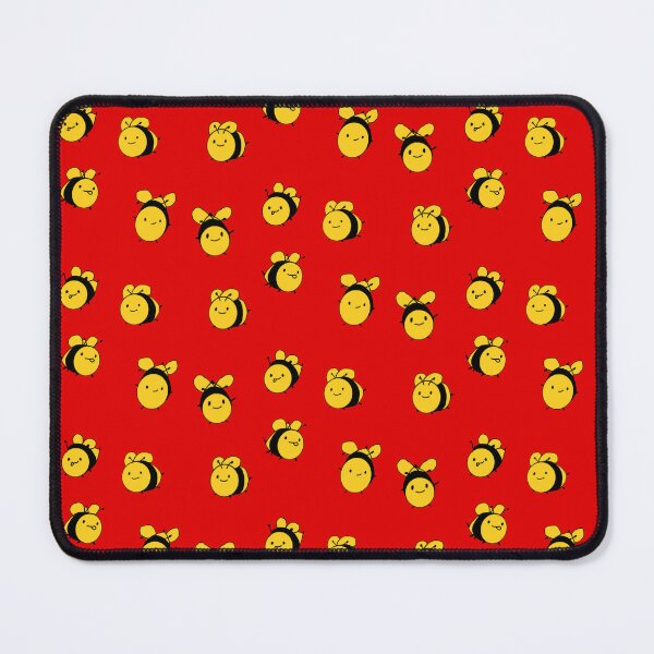 Item preview, Smiley Bees on Red designed and sold by Elizabeth's Music & Arts.