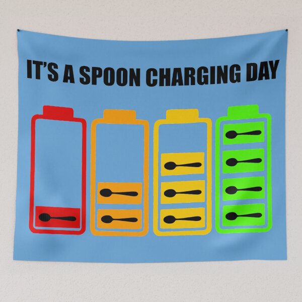Item preview, It’s a spoon charging day.  designed and sold by CaitlynConnor.