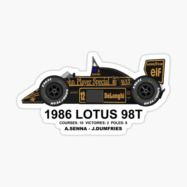 LOTUS 98T 1986 Sticker