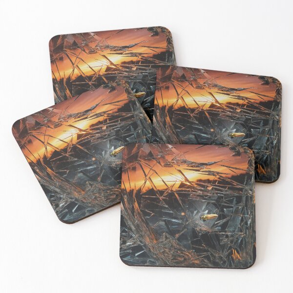 Item preview, Bullet's Kiss: A Sunset Through Broken Glass designed and sold by VisionLeeStudio.