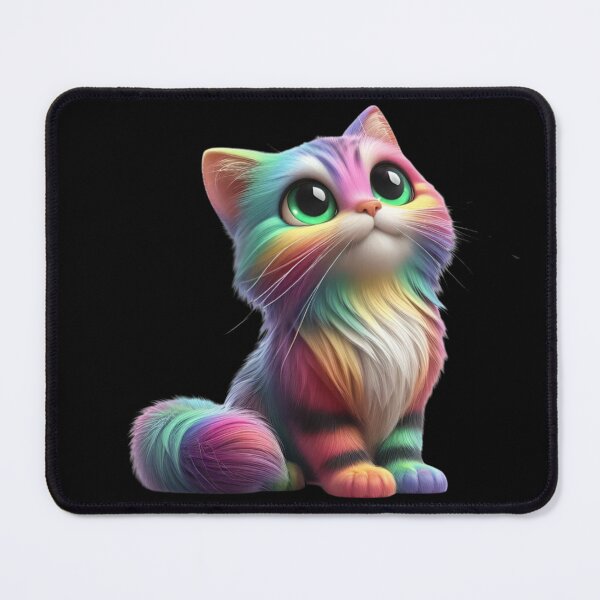 Item preview, Colorful Rainbow Cat Graphic T-Shirt designed and sold by ROYAL-STAR.