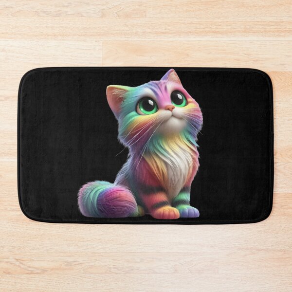 Item preview, Colorful Rainbow Cat Graphic T-Shirt designed and sold by ROYAL-STAR.