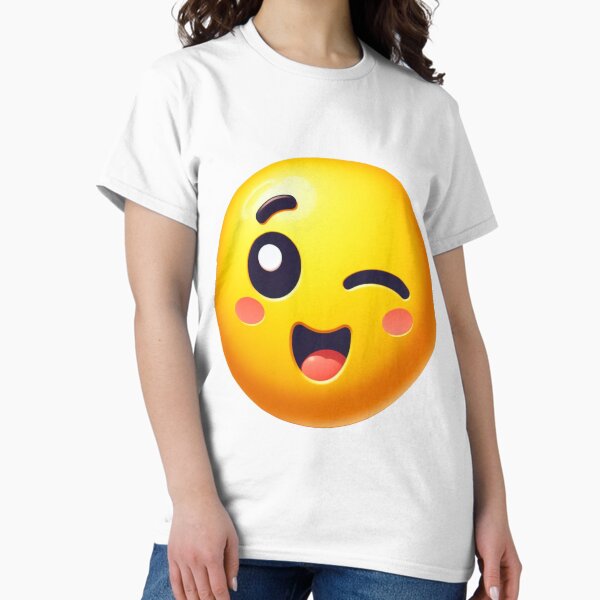 Winky the Yellow Wink Emoji Classic T-Shirt