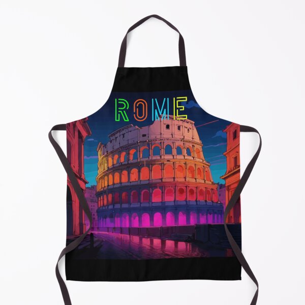 Item preview, Enchanting Night in Rome: A Vibrant Illustration of the Iconic Colosseum designed and sold by MadebyTommy.