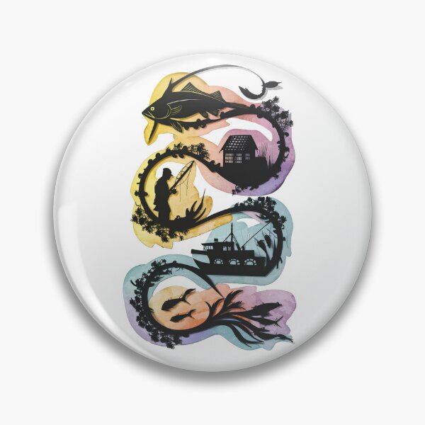 Item preview, Picturesque Fishing designed and sold by Echonn.