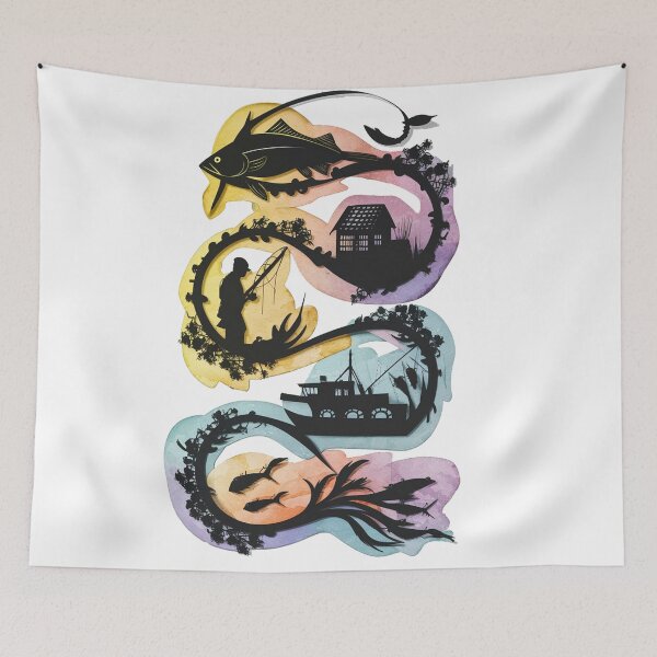 Item preview, Picturesque Fishing designed and sold by Echonn.