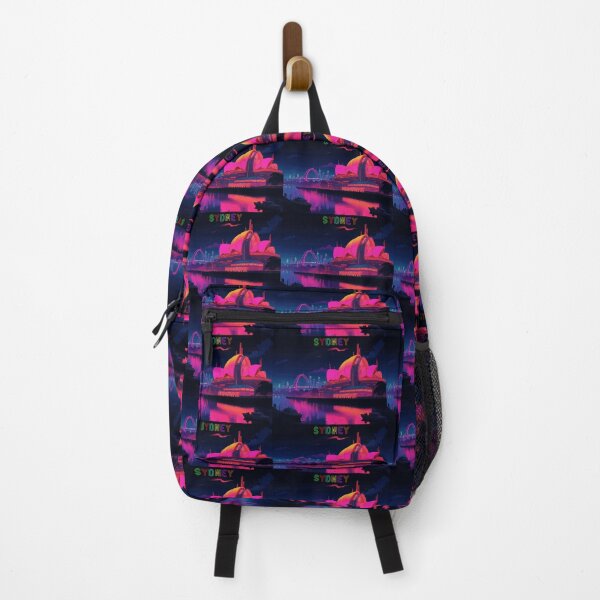 Item preview, A Vibrant Night in Sydney: A Neon-Colored Artistic Representation designed and sold by MadebyTommy.