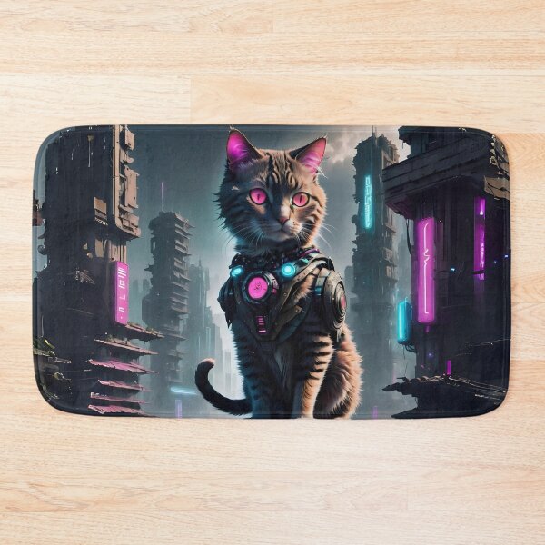Item preview, Cyberpunk Cat designed and sold by Marcicev-Bojan.