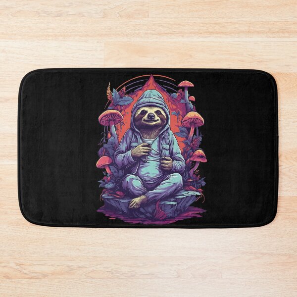 Item preview, Sloth Forest Mushrooms Psychedelic Art Music Festival designed and sold by LuminOrb.
