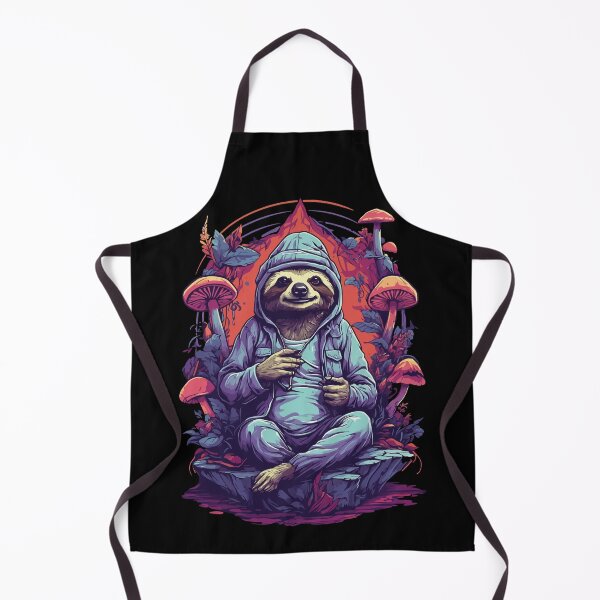 Item preview, Sloth Forest Mushrooms Psychedelic Art Music Festival designed and sold by LuminOrb.