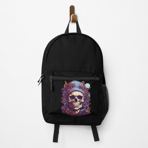 Item preview, Psychedelic Skull Art Forest Mushrooms Music Festival designed and sold by LuminOrb.
