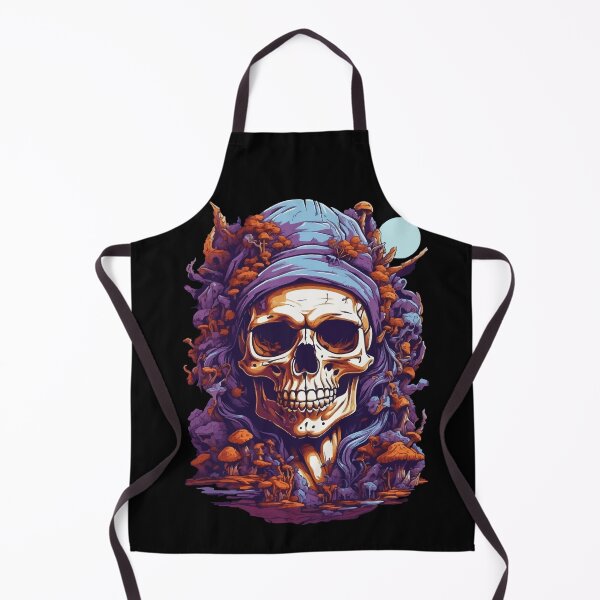 Item preview, Psychedelic Skull Art Forest Mushrooms Music Festival designed and sold by LuminOrb.
