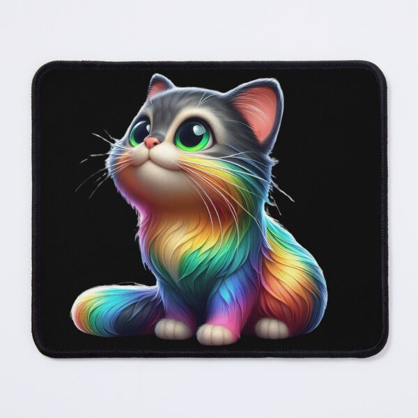 Item preview, Colorful Rainbow Cat Graphic T-Shirt designed and sold by ROYAL-STAR.