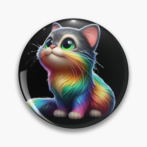 Item preview, Colorful Rainbow Cat Graphic T-Shirt designed and sold by ROYAL-STAR.