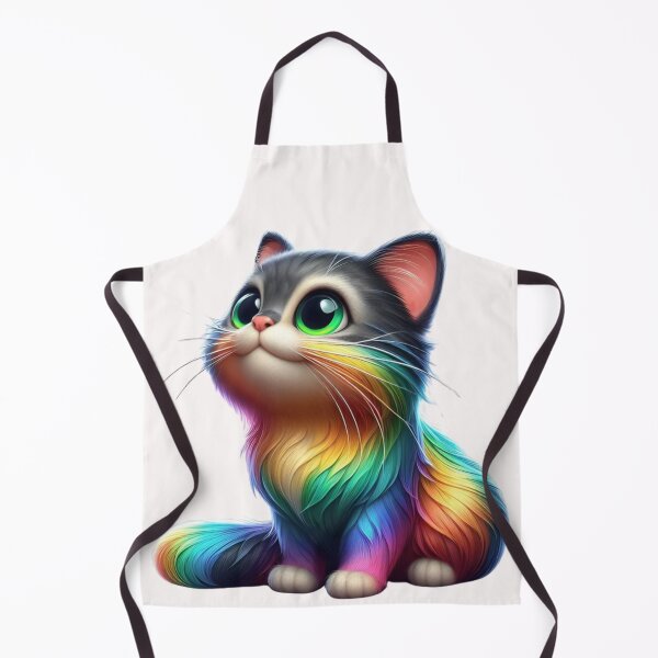 Item preview, Colorful Rainbow Cat Graphic T-Shirt designed and sold by ROYAL-STAR.