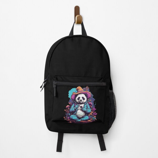 Item preview, Panda Bear Psychedelic Art Forest Mushrooms Music Festival designed and sold by LuminOrb.