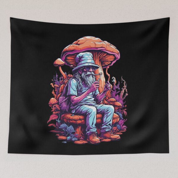 Item preview, Forest Mushrooms Psychedelic Art Music Festival Goa designed and sold by LuminOrb.