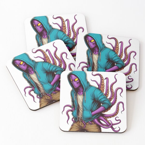 Item preview, Resident Alien with purple tentacles designed and sold by Expressions-Sel.
