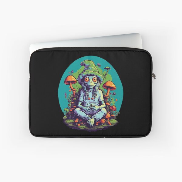 Item preview, Vibrant Colors Forest Mushrooms Music Festival Art designed and sold by LuminOrb.