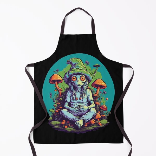 Item preview, Vibrant Colors Forest Mushrooms Music Festival Art designed and sold by LuminOrb.