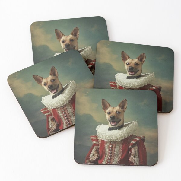 Item preview, Portrait of a Dog in Medieval Royal Dress designed and sold by GAGGAofficial.
