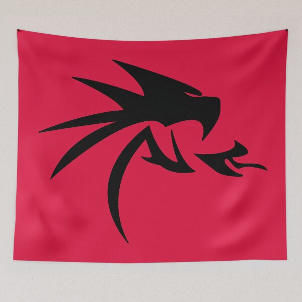 Item preview, Tribal Dragon on red designed and sold by Elizabeth's Music & Arts.