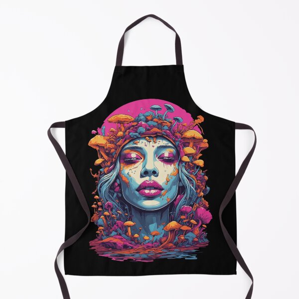 Item preview, Vibrant colors music festival forest mushrooms designed and sold by LuminOrb.